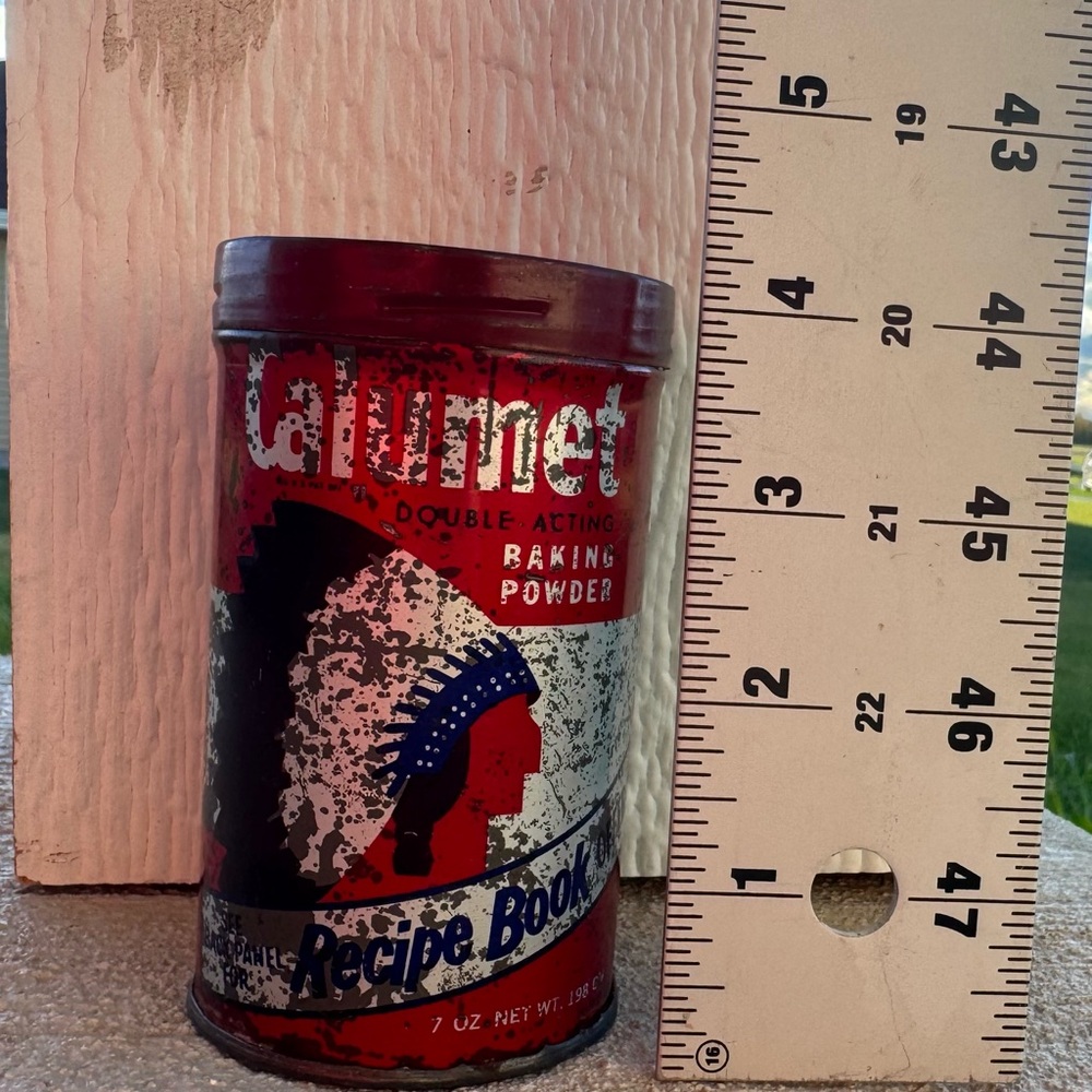 Vintage Calumet Baking Powder Tin - Picture 4 of 4